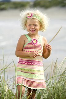 Solklänning med hårband Tora