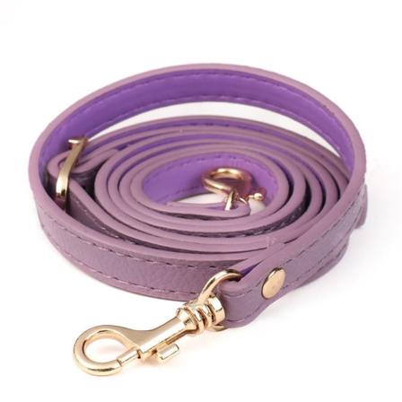 120 cm læderrem håndtaske bælter LYS LILLA light purple