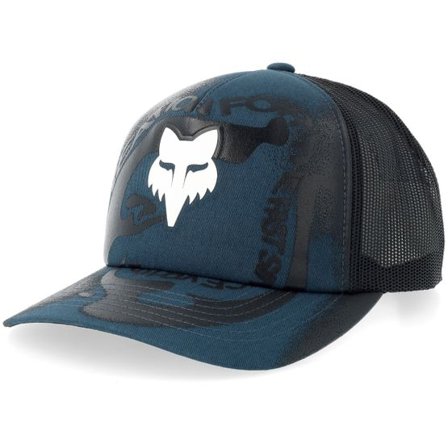 Fox - Blå trucker Keps - Vision Deep Cobalt Trucker @ Hatstore