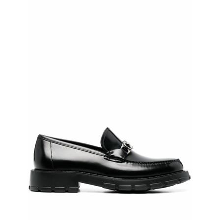 Salvatore Ferragamo Flat Schoenen , Zwart , Heren , Maat: 43 EU