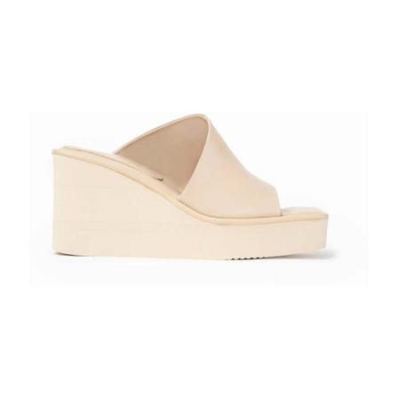 Eqüitare Izolda Wedges , Beige , Dames , Maat: 38 EU Sleehakken