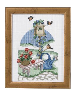 Stickpackung Bild Vogelhaus