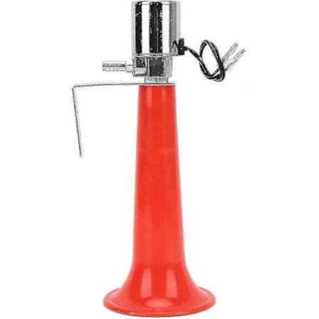 Universalt Tyrkisk Advarselshorn, 12v 24v Lufthorn til Lastbiler 180db Rødt Horn Formål 12v/24v Campingvogn Trykbiler SUV'er Motorcykler Tyrkisk 