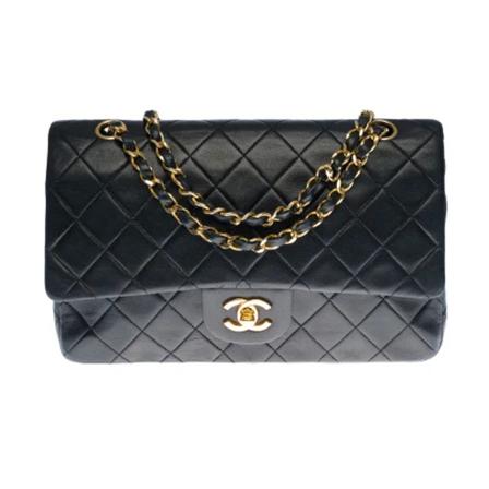 Chanel Vintage, Pre-owned Leather chanel-bags Zwart, Dames, Maat:ONE Size,leer