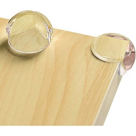 Baby Bordhjørnebeskytter - Møbelhjørnebeskytter for Bord, Skrivebord, Barneseng, Peis - Transparent Hjørnebeskytter - Diskret, Ingen Da