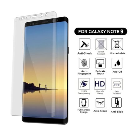 Full Galaxy Note 9 Skærmbeskytter Nanoedge
