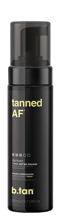 b.tan 1 Hour Self Tan Mousse Tanned AF, Skincare, Solpleje, Selvbruner