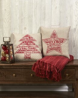 Broderikit Kudde Julstjärna - Duftin