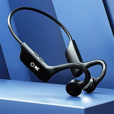 HIFI Bone-Conduction Trådløse Hovedtelefoner Opgradering Bluetooth 5.1 Bone-Drive Støtte SD-kort Headset Stereo Øretelefon Sport Maksimal Komfort
