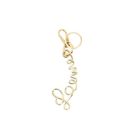 Loewe Pre-owned, Pre-owned Metal key-holders Geel, Dames, Maat:ONE Size