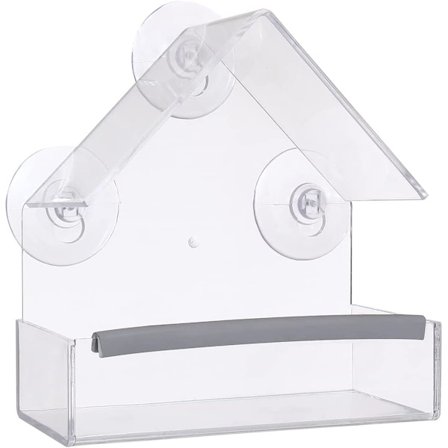 Outside Wild Clear Vindue Monteret Fuglehus Foderautomater med Stærk