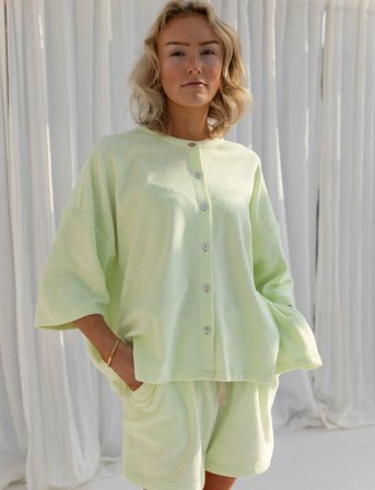 Bongusta Naram Oversized Shirt - Green - ONE SIZE 61 cm