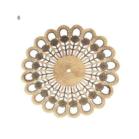 Bordbrikke Utsøkt Fint Håndverk Bred Anvendelse Rundt Bord Blondebrikke for Kjøkken-6