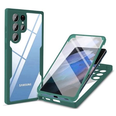 Samsung Galaxy S23 Ultra 360 Case with Screen Protector - Green