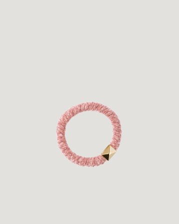 Dark Department Fluffy Fat Hair Tie W/Gold Rose Accessoires Fille - Kids Brand Store