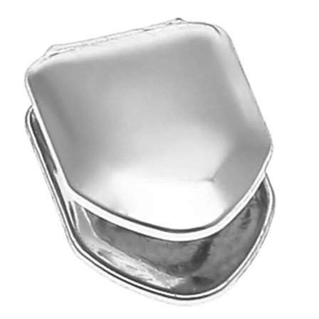 Gull Sølv Farge Trendy Rock Rapper Hip Hop Caps Mold Topp Bunn Grill Kroppssmykker Enkel Tenn Bling Tenner