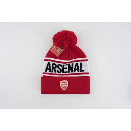 Fotballklubb strikket lue Barcelona Real Madrid Paris kuldebestandig varm høst- og vinterulllue (Arsenal rød)