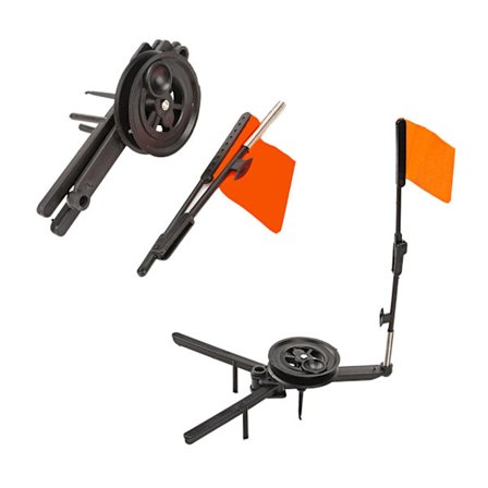 Vinterfiskeudstyr Tip Ups Strike-indikatorer med stænger Flag til lystfiskere