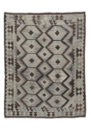 Petit Kilim Afghan Old Style Tapis 156X195 Laine