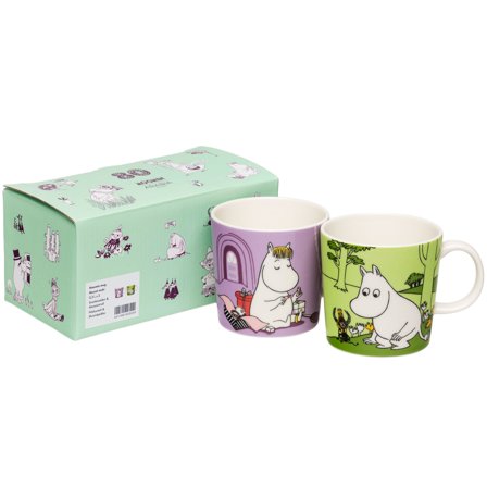 Arabia Snorkfrøken & Mummitrollet kopp 2-pakning, 0,3 liter' - 'Multi