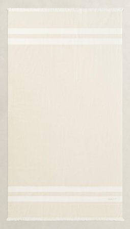 GANT Badehåndkle Stripe Hammam Beige_100x180