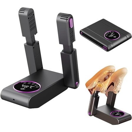 ING Nyrkkeilyhanskojen ja kenkien kuivain, älykäs ajastin, kuivaustoiminto, kenkäkuivain, taitettava ja kannettava, nyrkkeilyhanskojen ja kenkien 