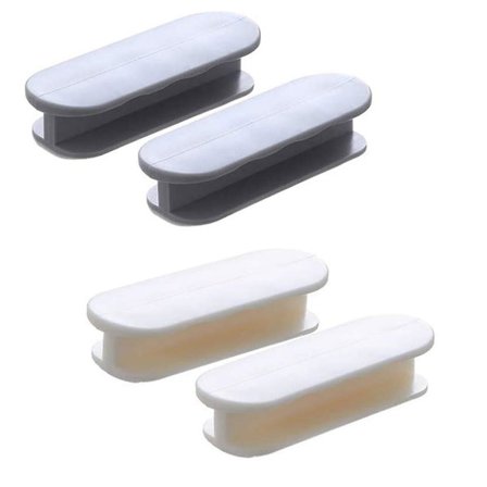 Selvklæbende håndtag, 4 stk. skuffehåndtag, øjeblikkeligt håndtag, skabsdør, vindue, åbning, klæbehåndtag til skab