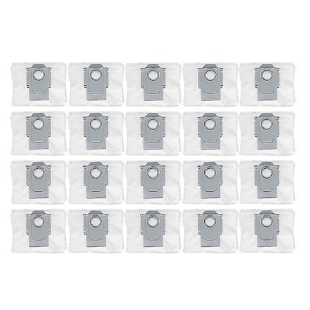 20 st Dammsugarpåsar för S7 Maxv Ultra / Q5+ / Q7+ / Q7 Max+ / T8 Robotdammsugare Dammbehållare Reservdelar