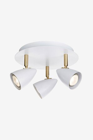 Markslöjd - CIRO Tak 3L Hvit/Messing - Hvit - Spotlys - Fra Homeroom