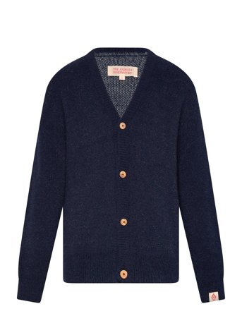 THE ANIMALS OBSERVATORY Navy Racoon Cardigan - Navy - 8 Y