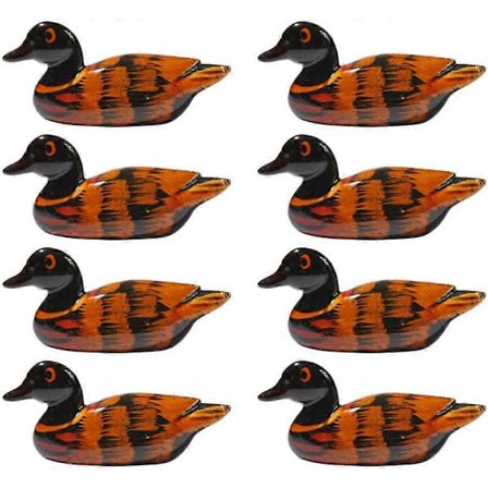 8 kpl Puinen Puola Pidike Puola Syömäpuikot Päähine Pistoke Kana Pidike Koristeelliset Pöytäkoristeet