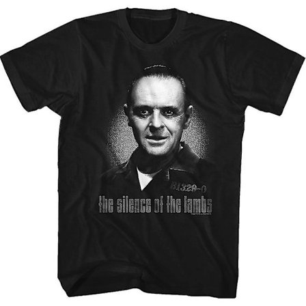 Sort og hvid Hannibal Lecter Silence Of The Lambs T-shirt
