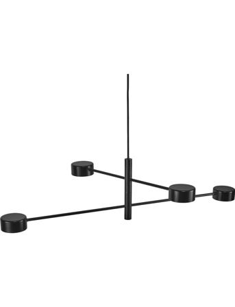 Clyde / 4-Pendant Home Lighting Lamps Ceiling Lamps Pendant Lamps Musta Nordlux