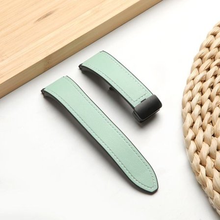 Silikoninen pikakiinnitettävä ranneke yhteensopiva Samsung WATCH654:n kanssa - 20mm magneettiklipsi, 22x2cm, urheiluun ja arkeen Green