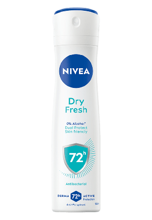 NIVEA Antiperspirant Deo Spray Dry Fresh 150 ml Dam