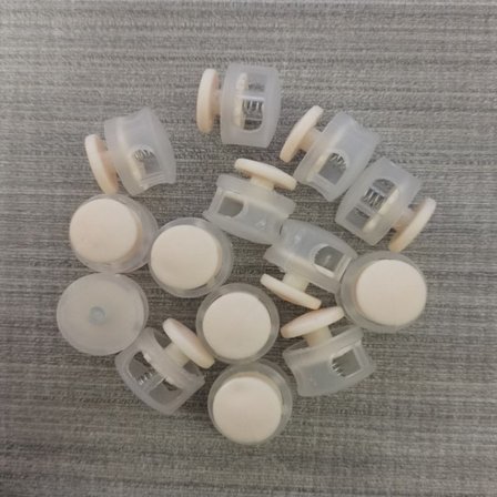 50 Stk Snørebånd Spænde Reb Clamp BEIGE 50 STK 50 STK