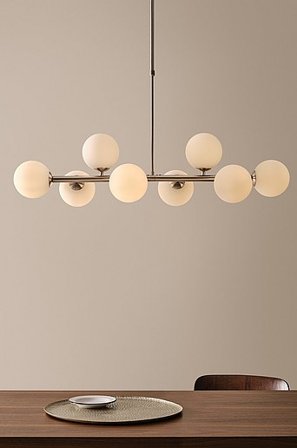 Jotex - EKMAN lampa wisząca Szkło niklowo-satynowe/opalowe - Kup Lampy sufitowe firmy Jotex