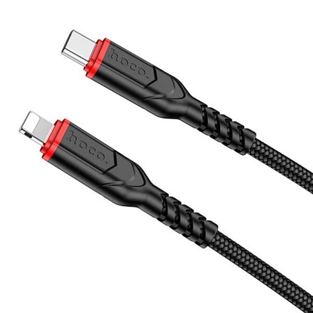 HOCO USB-C till Lightning Kabel PD 3A 20W X59 1 m black
