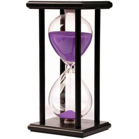 60 Minut Timeglas Ur 1 Time Boligindretning Timeglas Timer Kontor Ornament Timeglas Træramme Timeglas Timer Sandglas 1 Time Køkken Timer