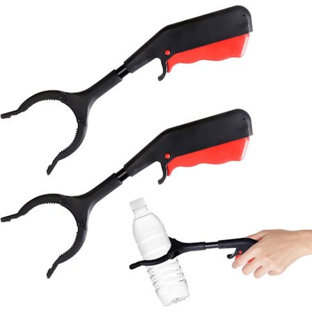 2 stk. affaldsopsamlere, 30 cm opsamlingsværktøj, multifunktionel gribestang, gribestang affaldsopsamler til handicappede