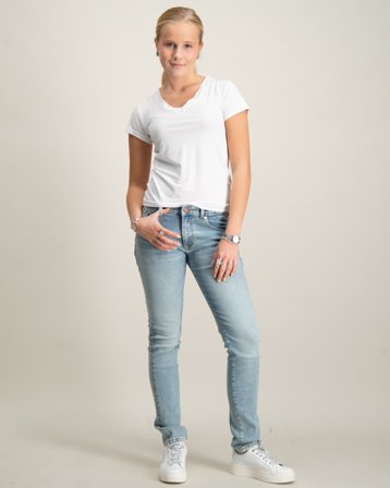 Scotch & Soda THE CHARM FLARED JEANS Blå Jeans Jente - Kids Brand Store