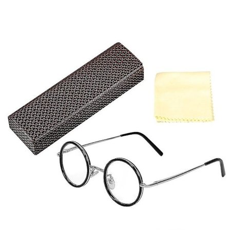 Retro Runde i Resin, 1.0 / 1.5 / 2.0 / 2.5 / 3.0 / 3.5 Lette Forstørrelsesglas Lindrer Træthed Styrke (3.0)