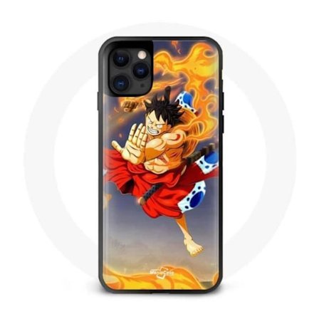 Coque - Maniacase - Iphone 13 Pro - Luffy Gear One Piece - Silikon - Mjuk