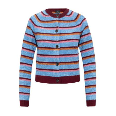 PS By Paul Smith Striped cardigan Blå, Dame Cardigans