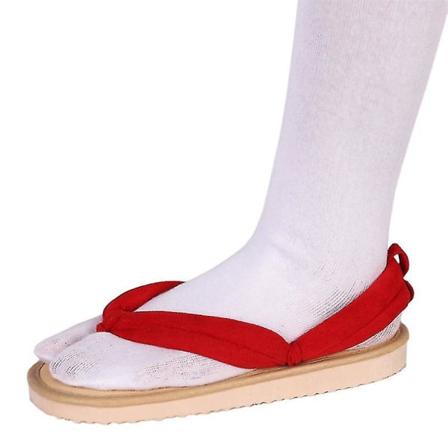 Anime Demon Slayer Cosplay Shoes Kimetsu No Yaiba Kamado Clogs S Red 36 37