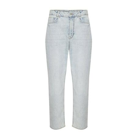 My Essential Wardrobe Stellamw 107 Mom Xhigh Straigh Bukser , Blauw , Dames , Maat: W32 L29 Straight Jeans
