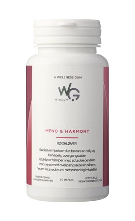 WiseGum Meno & Harmony 60 stk, Helse & Madvarer, Ingredienser, Rødkløver