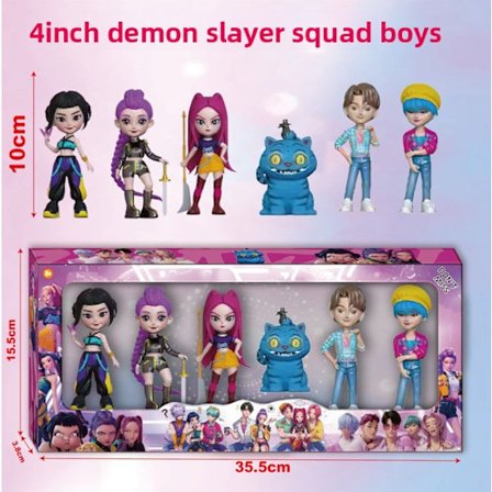 Djævle Jagt Herre Truppe Dame Truppe Dukker Håndlavet Legetøj 6 Gaveæsker