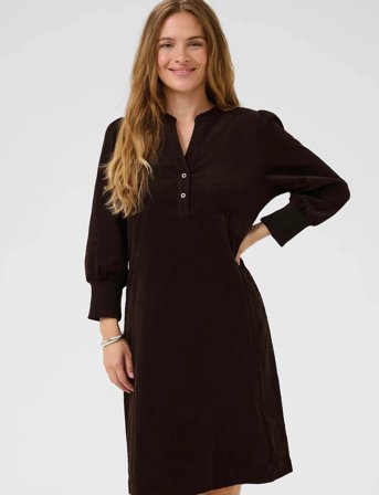 Culture Curhaena Dress - Brown - M