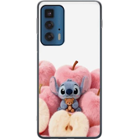 Kompatibelt Mobildeksel til Motorola Motorola Edge 20 Pro Fargerikt kollasj med futuristiske jente grupp karakterer, hjerter og glitter i moderne pop